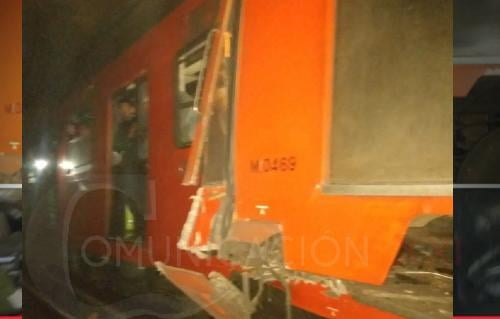 Video: Choca el Metro en CDMX; un fallecido, 23 lesionados y 4 atrapados vivos